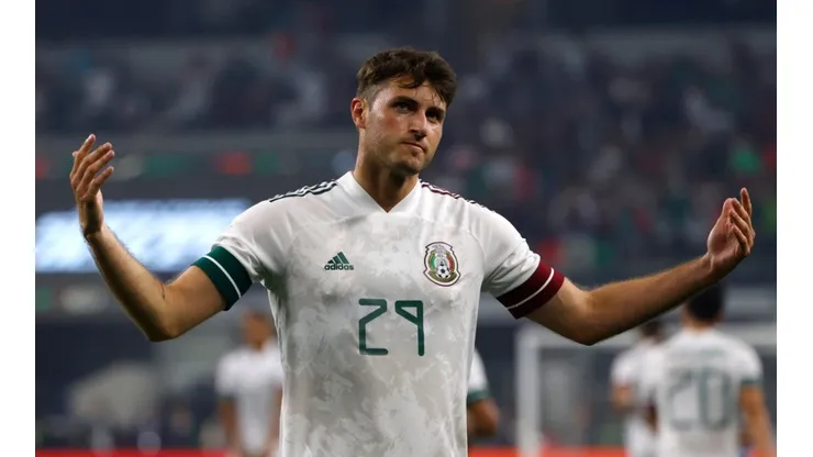 Santiago Gimenez with Mexico's National Team