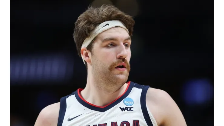 Drew Timme of the Gonzaga Bulldogs in the NCAA Men's Basketball Tournament