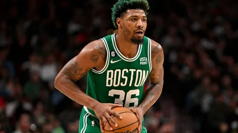 Marcus Smart #36 of the Boston Celtics.