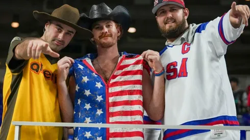 United States fans at the 2023 WBC game against Venezuela