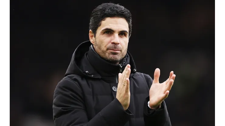 Arsenal is coached by Mikel Arteta