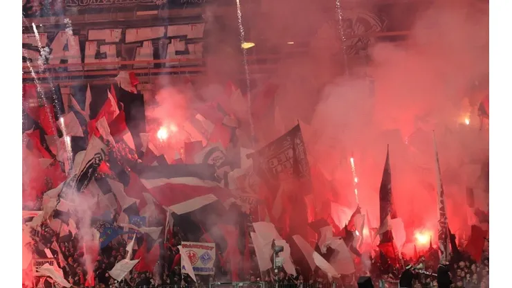 Frankfurt ultras created havoc in Naples.