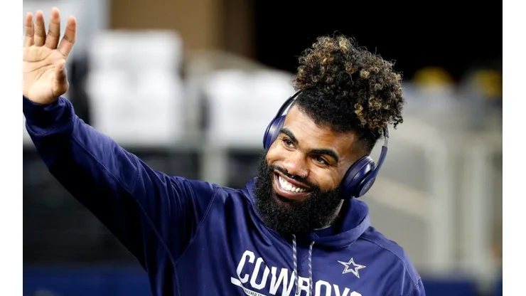 Ezekiel Elliott with the Dallas Cowboys