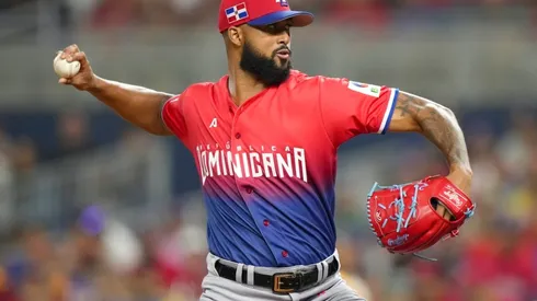 Sandy Alcantara of Dominican Republic during the 2023 WBC