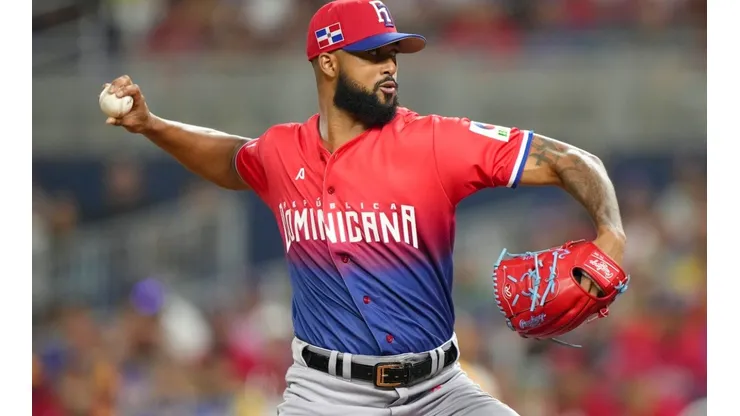 Sandy Alcantara of Dominican Republic during the 2023 WBC