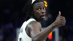 Jrue Holiday #21 of the Milwaukee Bucks