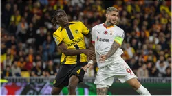 Duel between Banhie Zoukrou (YB) and Mauro Icardi (Galatasaray)