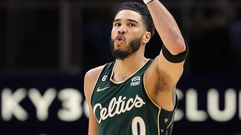 Jayson Tatum #0 of the Boston Celtics