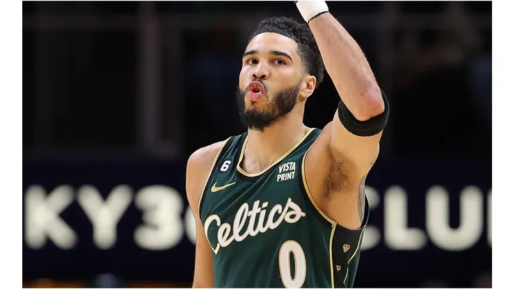 Jayson Tatum #0 of the Boston Celtics