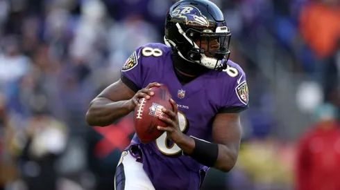 Lamar Jackson of the Baltimore Ravens