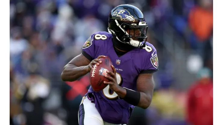 Lamar Jackson of the Baltimore Ravens