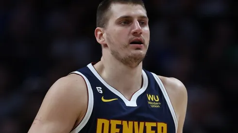 Nikola Jokic #15 of the Denver Nuggets