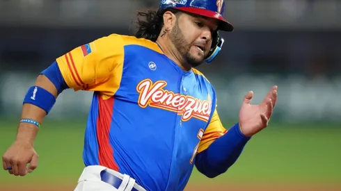 Eugenio Suarez of Venezuela at the 2023 WBC