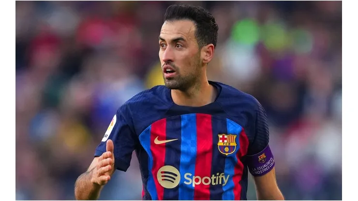 Sergio Busquets of FC Barcelona