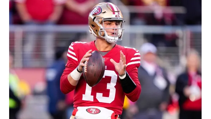 Brock Purdy quarterback of the San Francisco 49ers