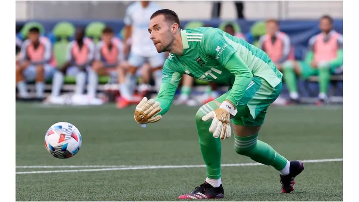 Brad Stuver #41 of Austin FC