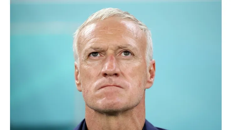 Didier Deschamps with France in the World Cup