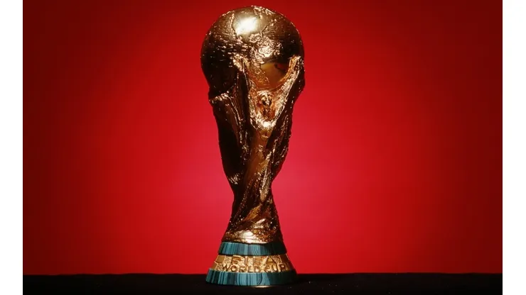 The FIFA World Cup trophy