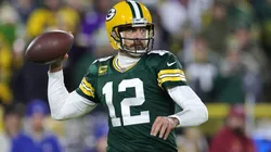 Aaron Rodgers with the Green Bay Packers