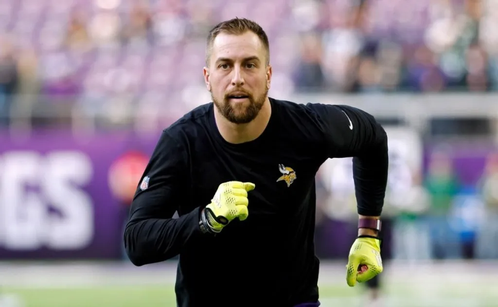 Adam Thielen signed with the Panthers last year