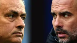 Jose Mourinho (left) and Pep Guardiola.