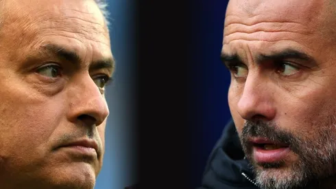 Jose Mourinho (left) and Pep Guardiola.
