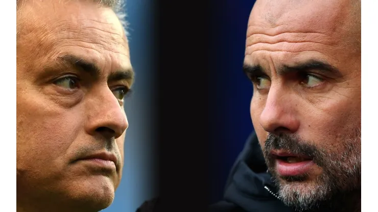 Jose Mourinho (left) and Pep Guardiola.