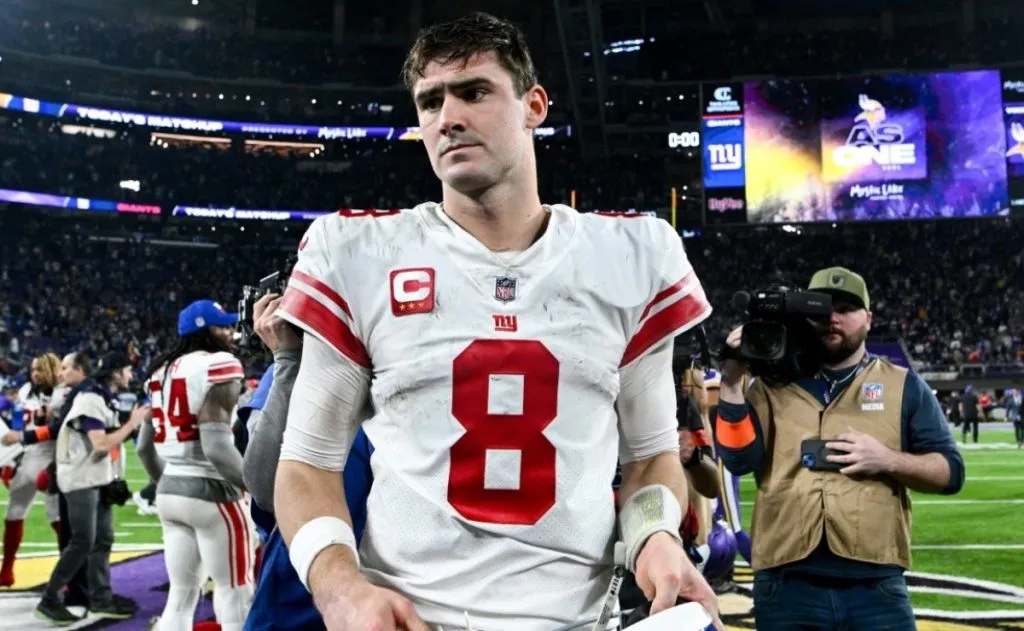 Daniel Jones quarterback of the New York Giants