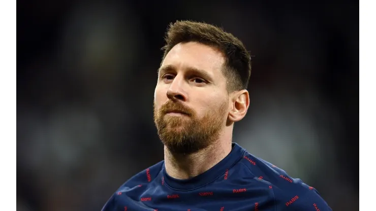 Lionel Messi with PSG at the Champions League