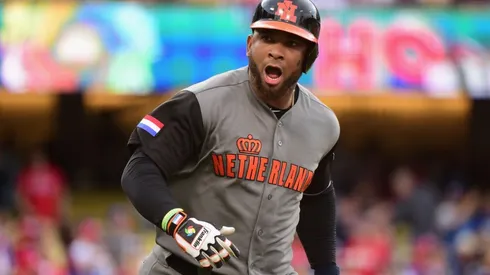 Wladimir Balentien of the Netherlands.