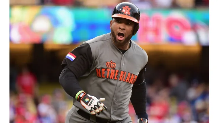 Wladimir Balentien of the Netherlands.