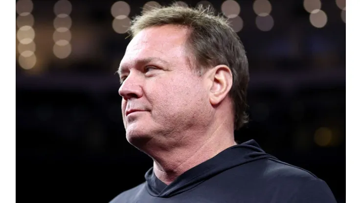 Head coach Bill Self of the Kansas Jayhawks