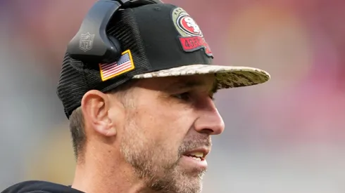 Head coach Kyle Shanahan of the San Francisco 49ers