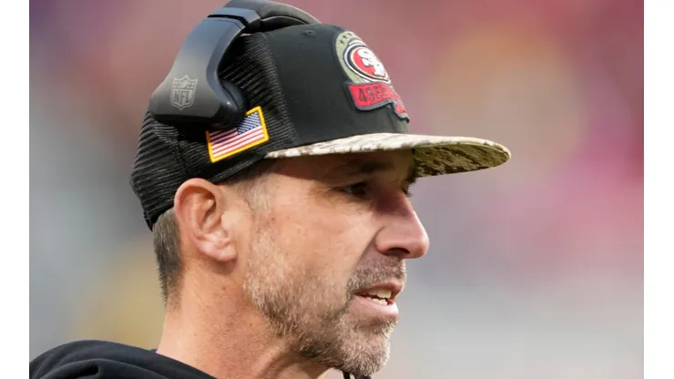 Head coach Kyle Shanahan of the San Francisco 49ers