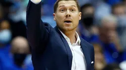 Head coach Mike Morrell of UNC Asheville