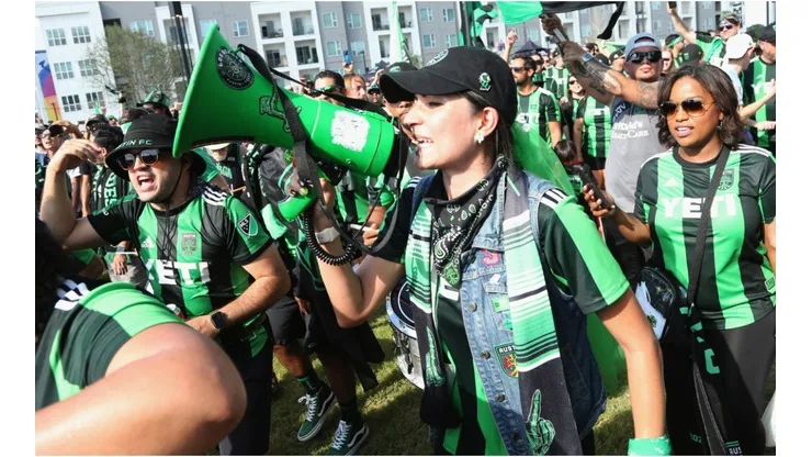 Austin Fc fans attend the inaugural home game