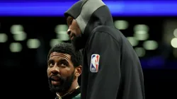 Kyrie Irving (left) and Kevin Durant.