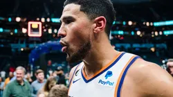 Devin Booker #1 of the Phoenix Suns