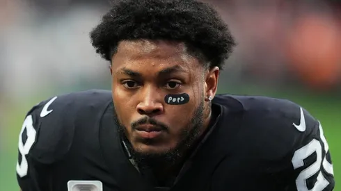 Josh Jacobs led the NFL in rushing yards