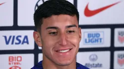 Alejandro Zendejas with the USMNT