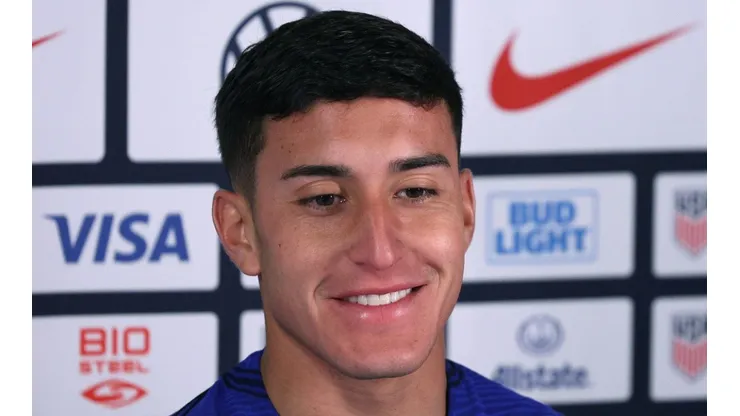 Alejandro Zendejas with the USMNT