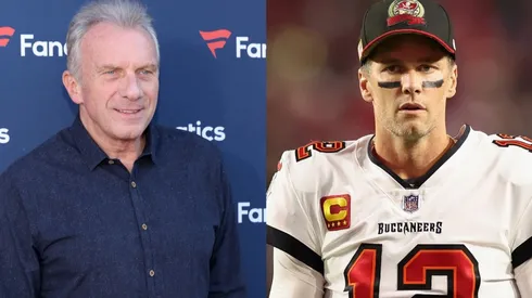 Joe Montana (left), Tom Brady (right, Tampa bay Buccaneers) - NFL 2022