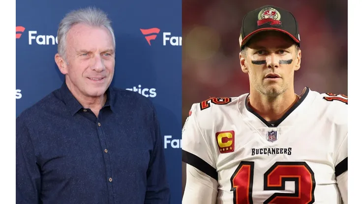 Joe Montana (left), Tom Brady (right, Tampa bay Buccaneers) - NFL 2022