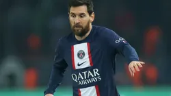 Lionel Messi in PSG vs Bayern in the Champions League
