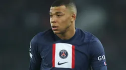 Kylian Mbappe at PSG vs Bayern in the Champions League