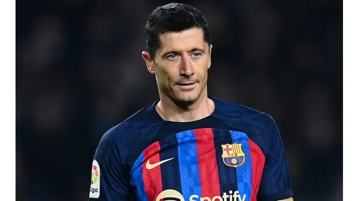 Robert Lewandowski of Barcelona