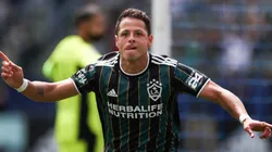 Chicharito Hernandez with LA Galaxy in MLS