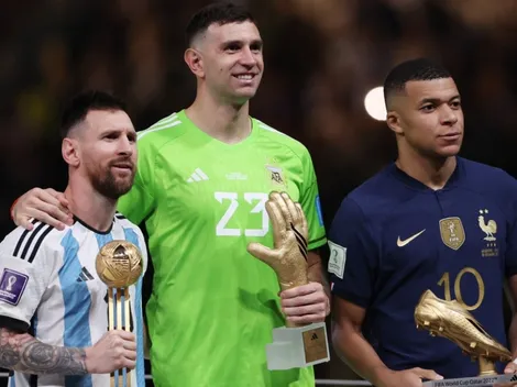 Dibu Martinez reveals first words to Lionel Messi and Kylian Mbappe after World Cup final
