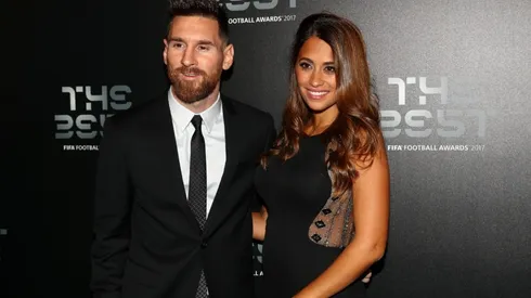 Lionel Messi and Antonella Roccuzzo