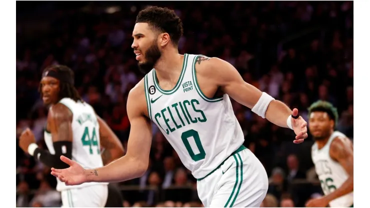 Jayson Tatum #0 of the Boston Celtics